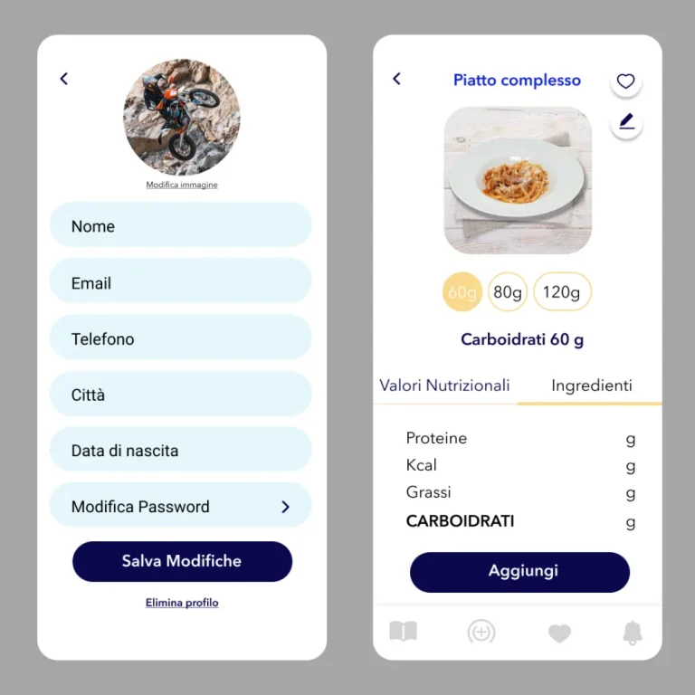 mockup conta su di me