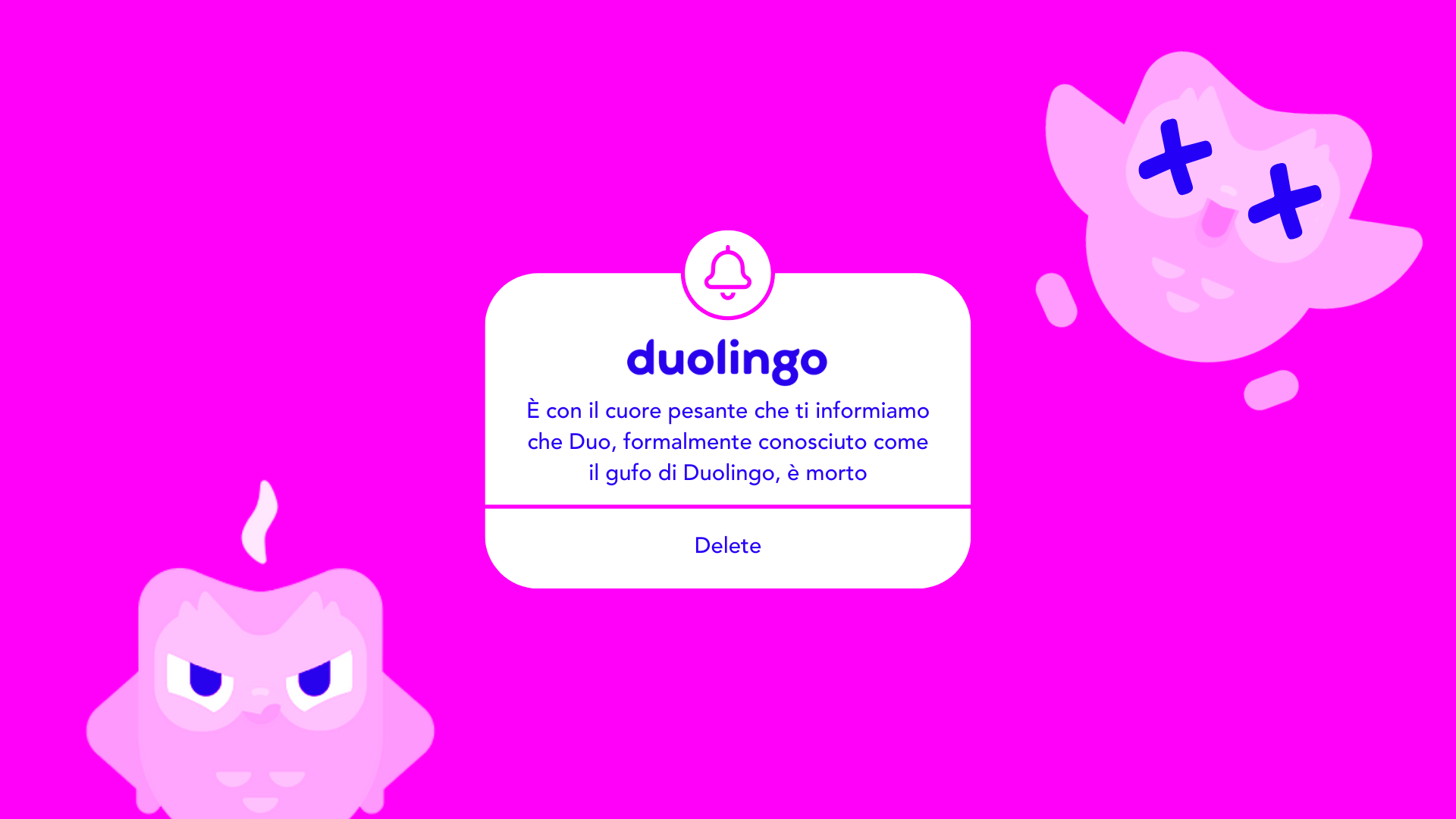 La mascotte di Duolingo, una strategia di marketing virale